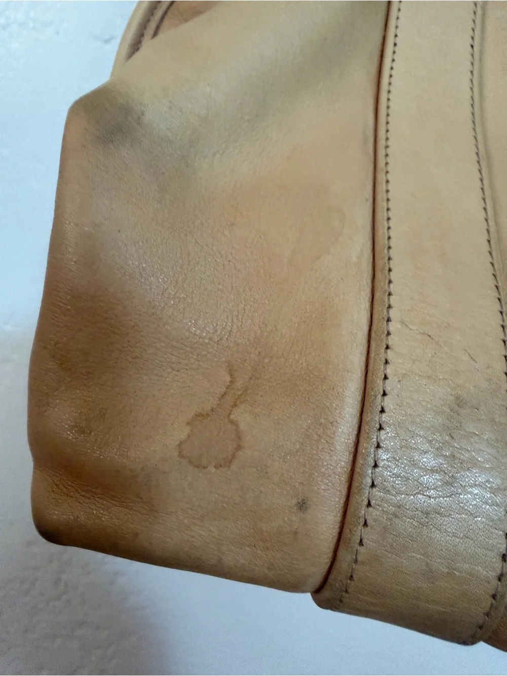 Vintage Coach 0846 Tan Leather Satchel Doctor Bag w/ Hangtag